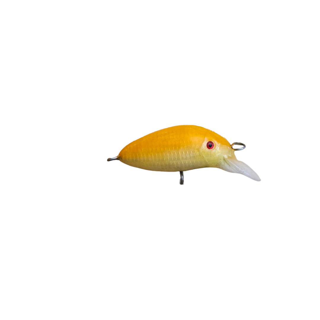 Fischlab 7.5 cm Crankbait – Orange / Yellow – Without Hooks