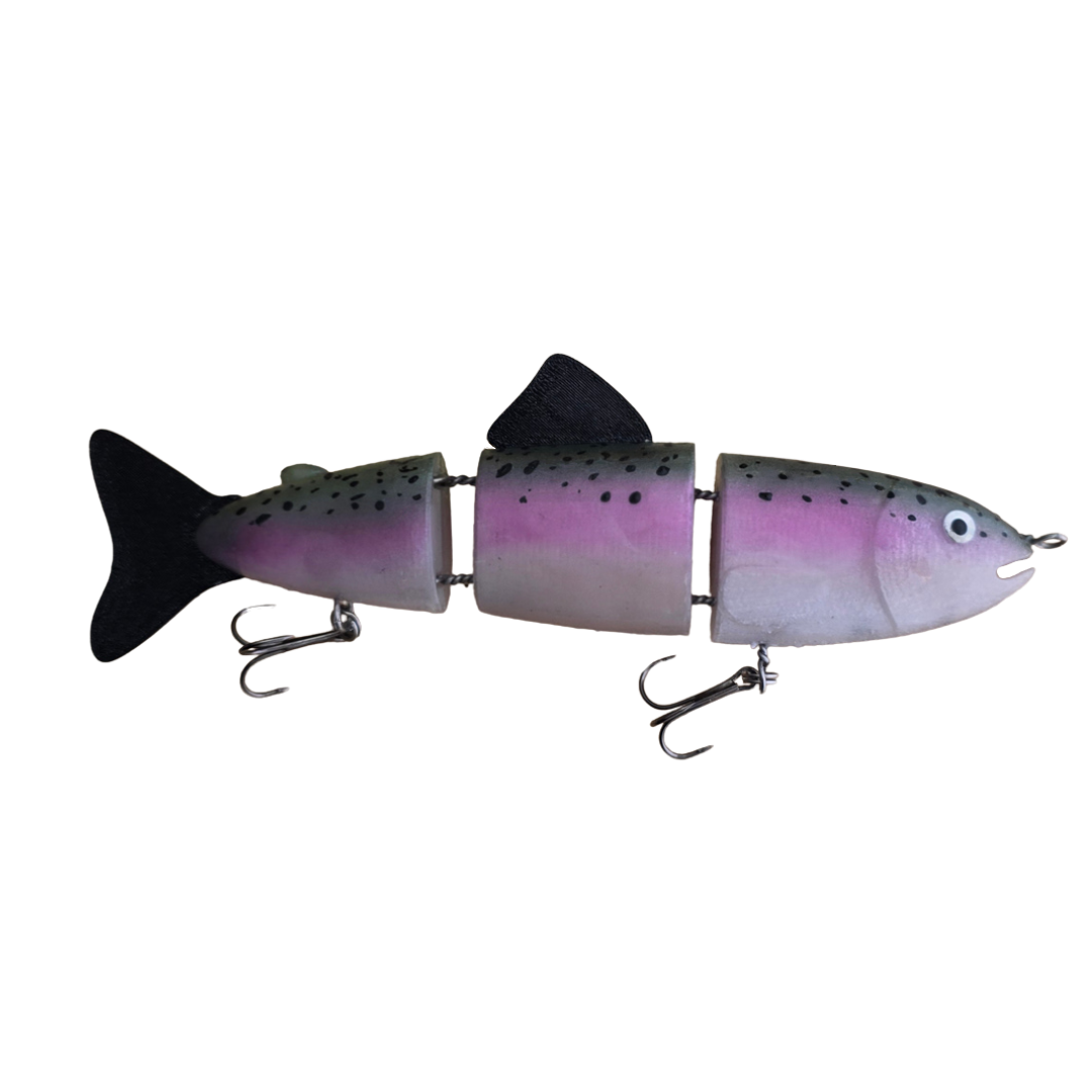 Fischlab Trout Swimbait 18 cm / 70 g – 3-Piece Sinking Hardbait – Without Hooks