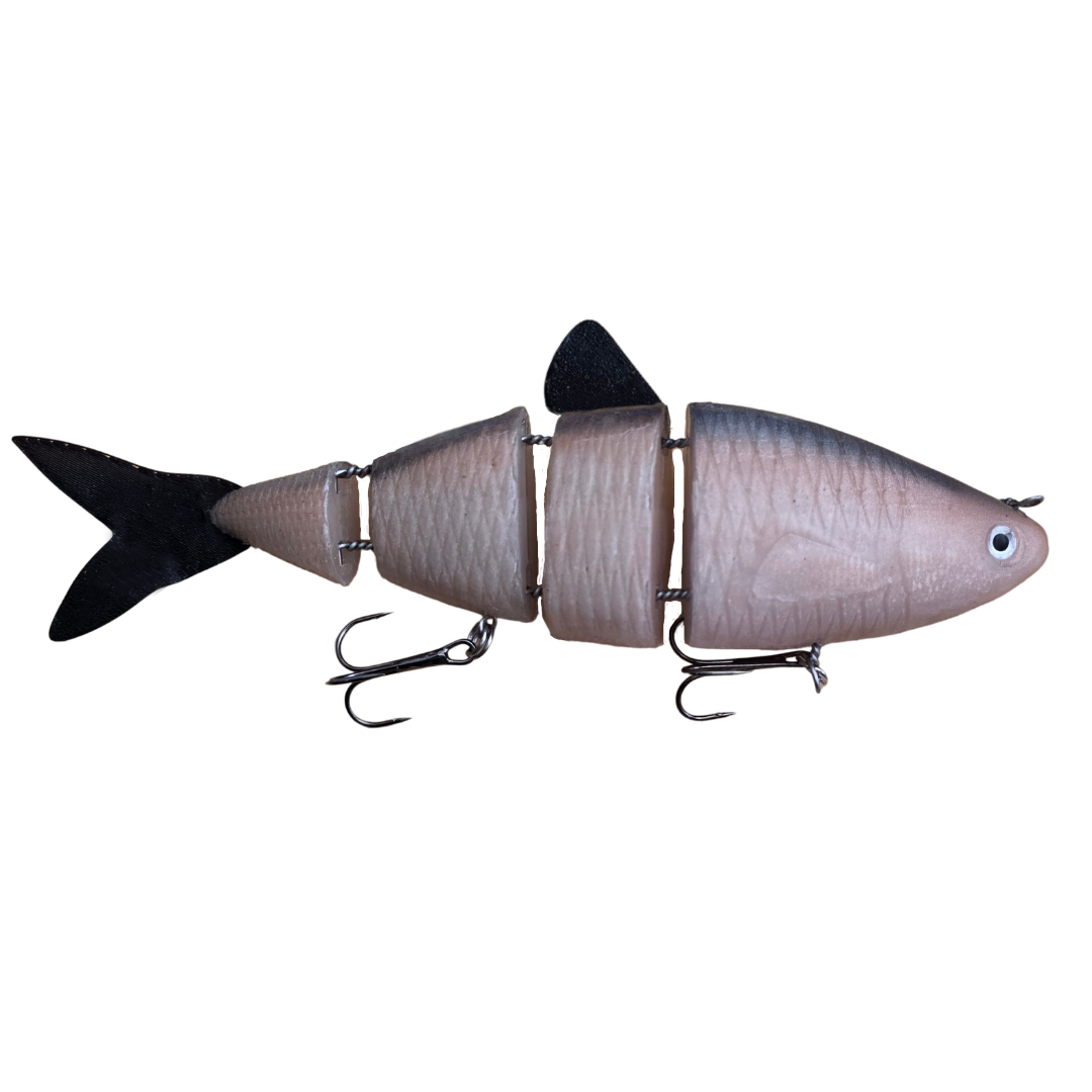 Fischlab Roach Swimbait 19 cm / 80 g – 4-Piece Sinking Hardbait – Without Hooks